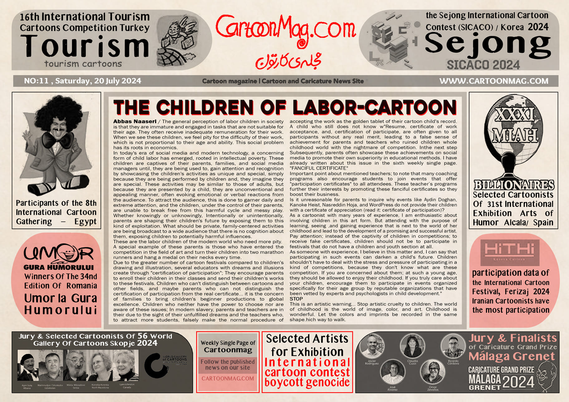 Suplemento Cartoonmag No. 11 | Irán