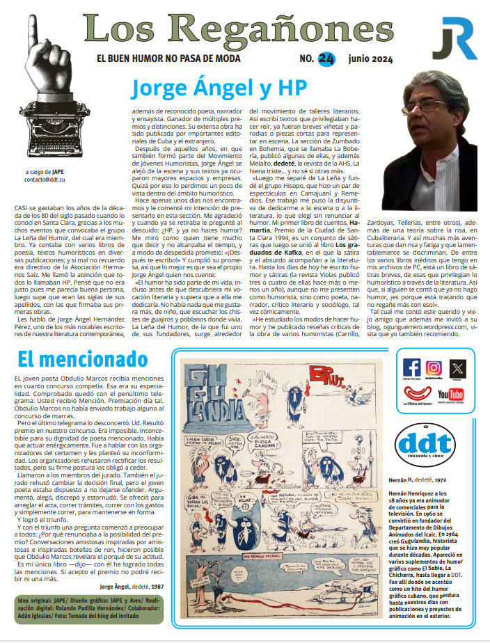 Suplemento "Los regañones" . No. 24 | Cuba