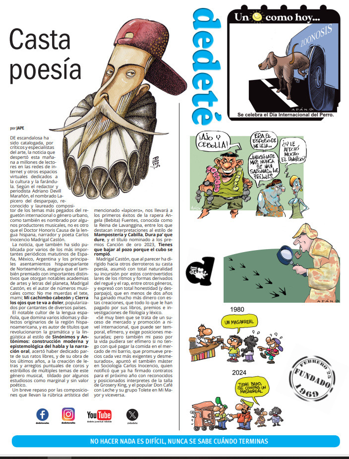 Suplemento "Dedeté" (21/07/24) | Cuba