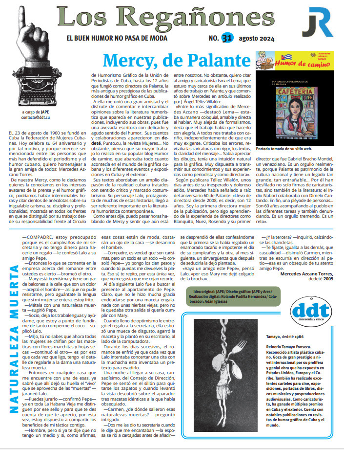 Suplemento "Los regañones" . No. 31 | Cuba