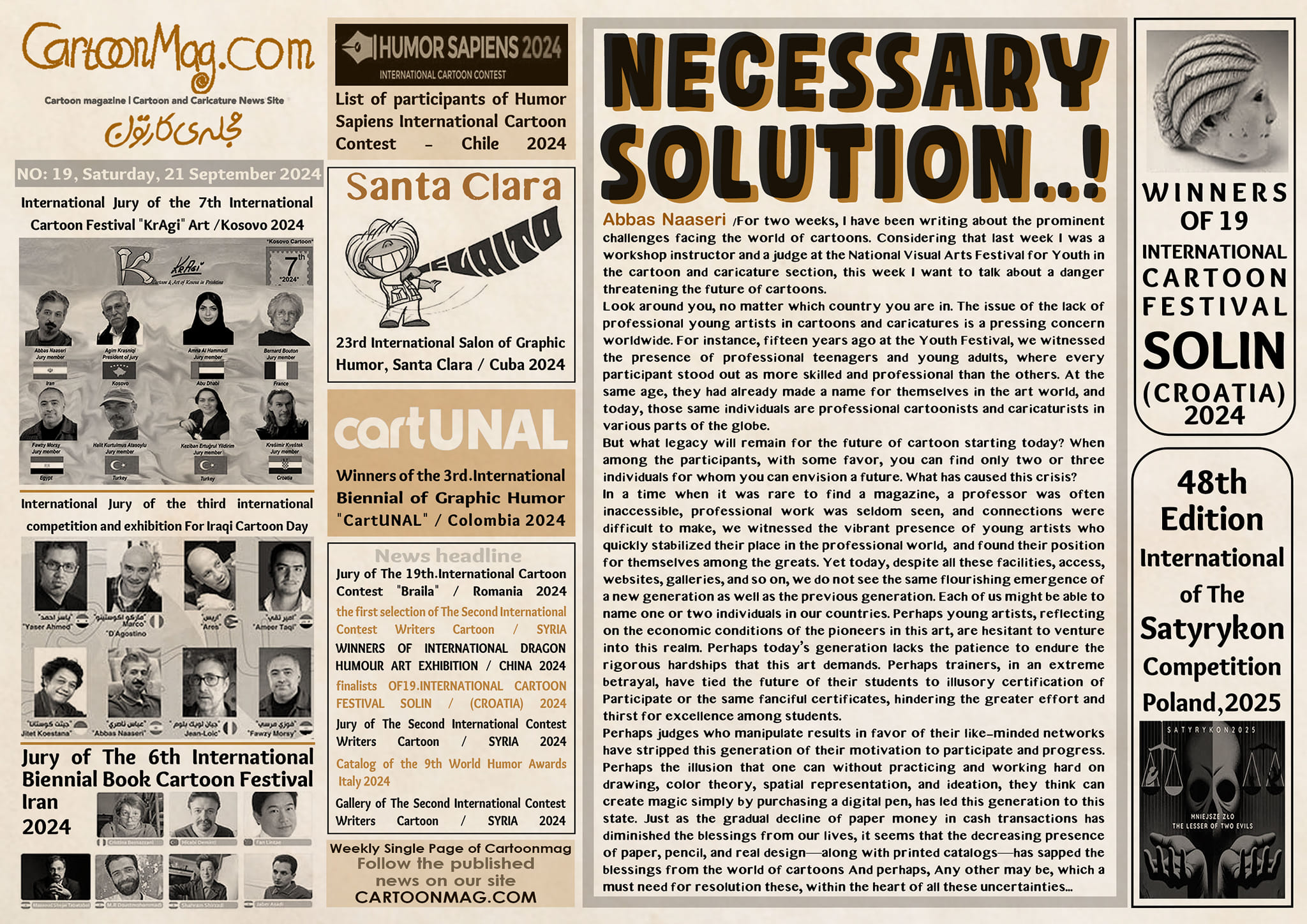Suplemento Cartoonmag No. 19 | Irán