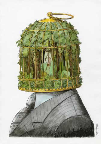 Marco De Angelis- Tarzan in the cage.jpg